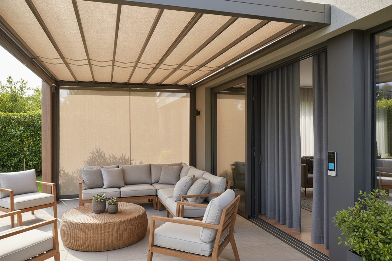 Shade structure ideas: My motorized patio setup after 1 year – Weffort