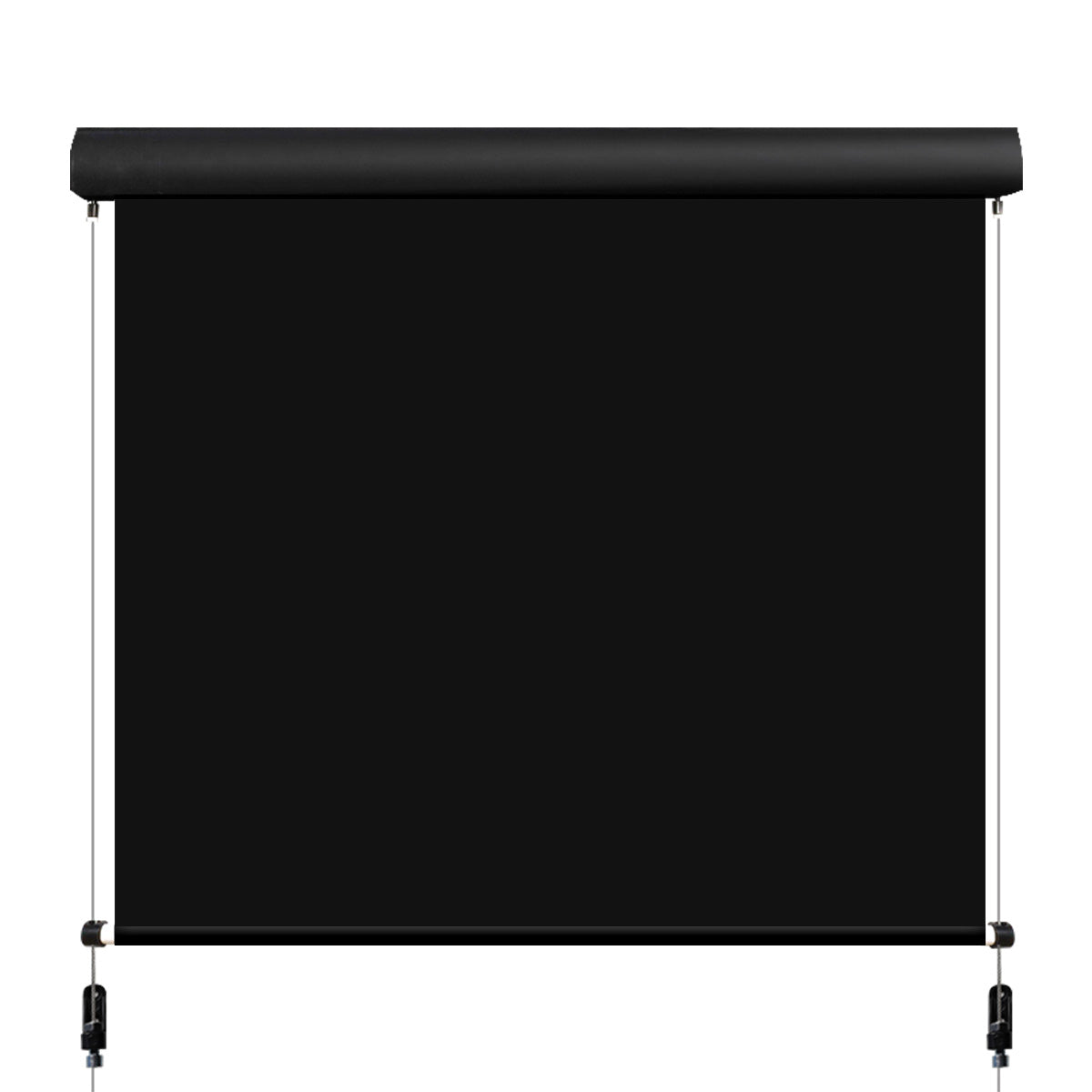 WEFFORT Motorized Smart Outdoor Shades - 1%/3%/5% Openness Open Weave Solar Blinds