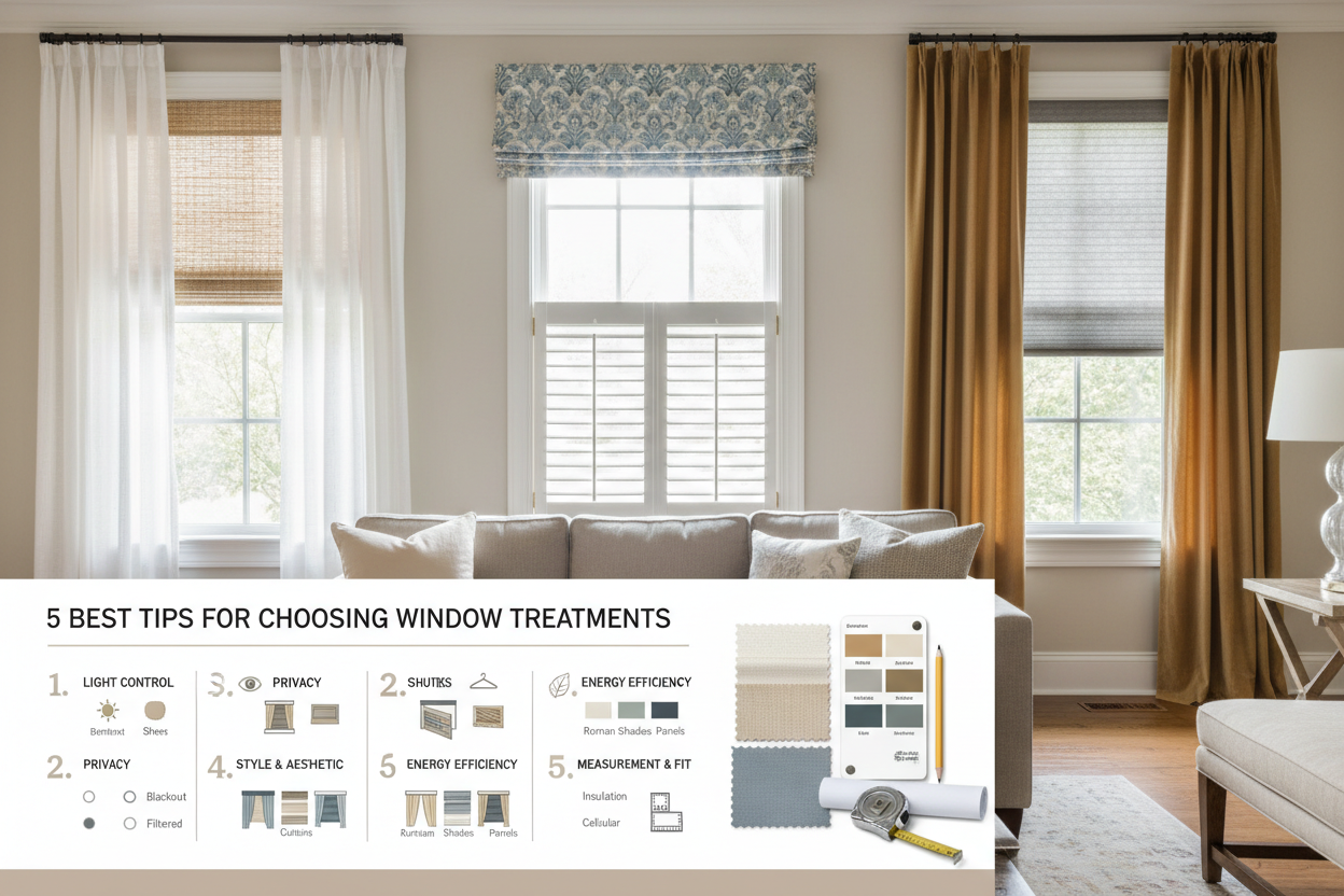 5 Best Tips for Choosing Curtains Blinds and Shutters in 2025
