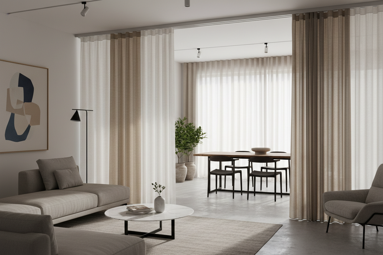 7 Smart Ways to Upgrade Rooms With a Sliding Panel Curtain