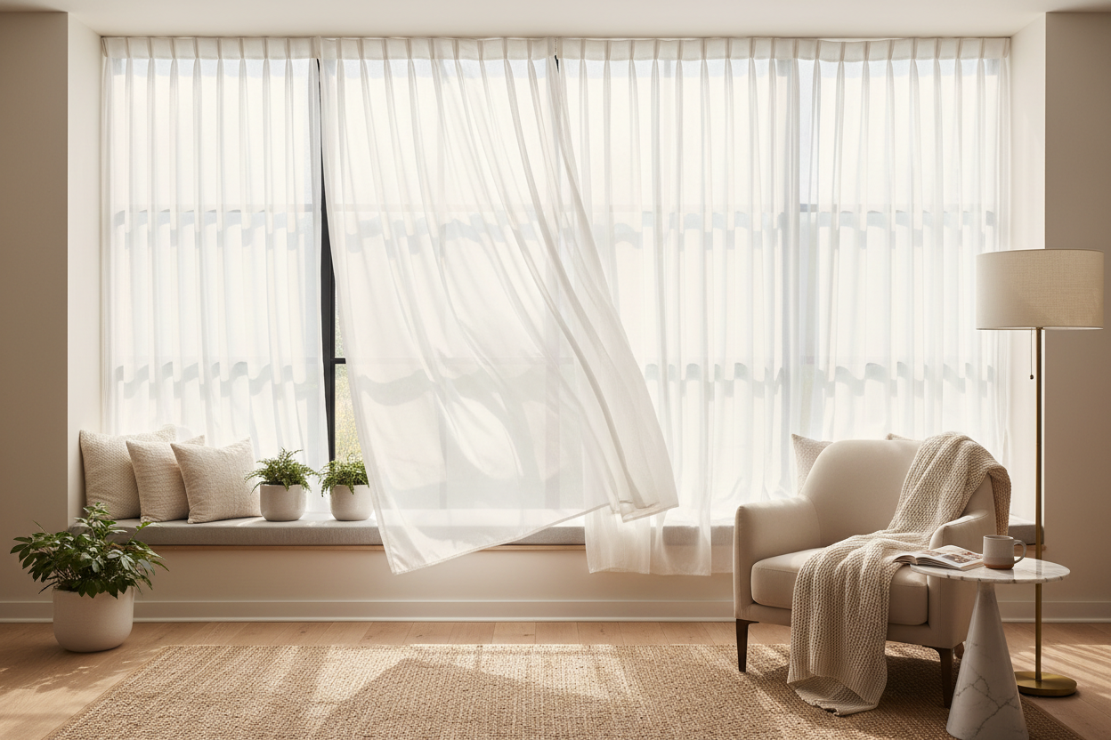 A Complete Guide to Choosing the Perfect Sheer Curtains and Drapes for Your Home