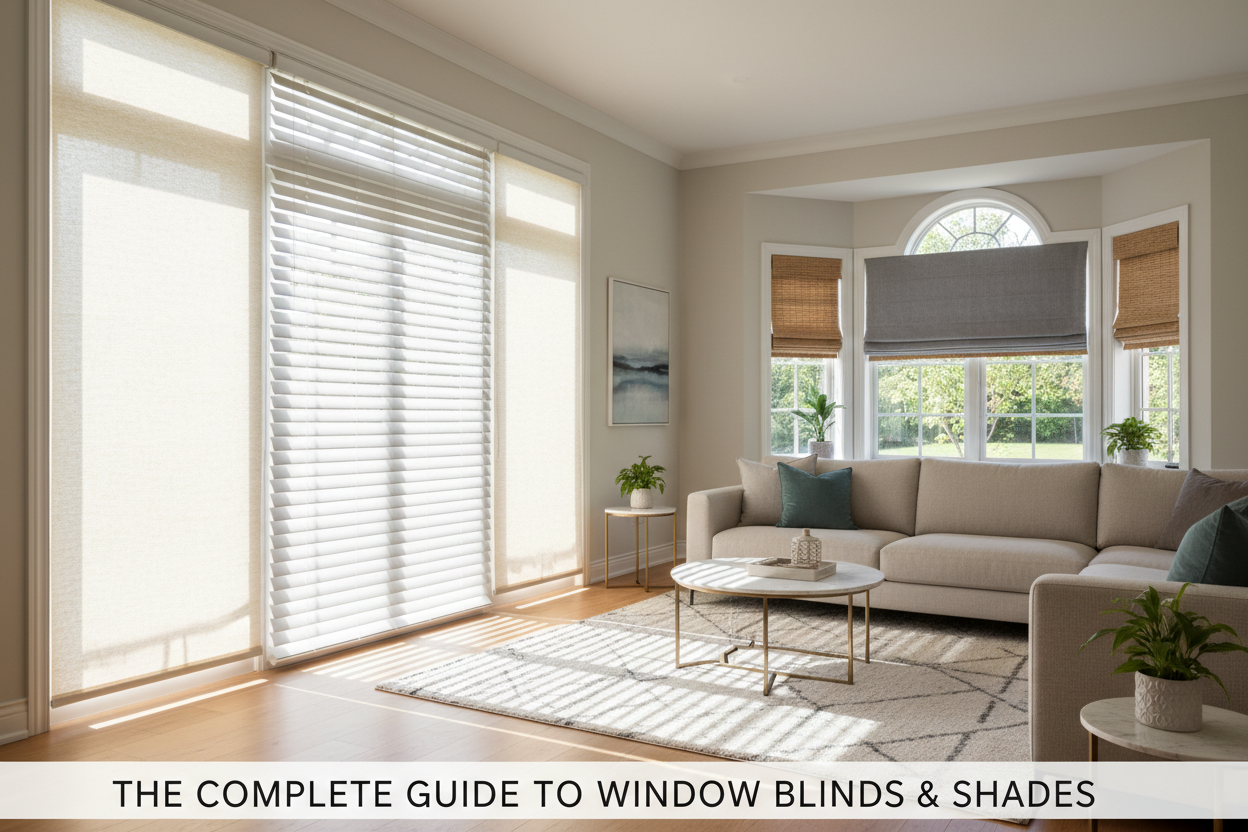 A Complete Guide to Window Blinds and Shades for Your Home