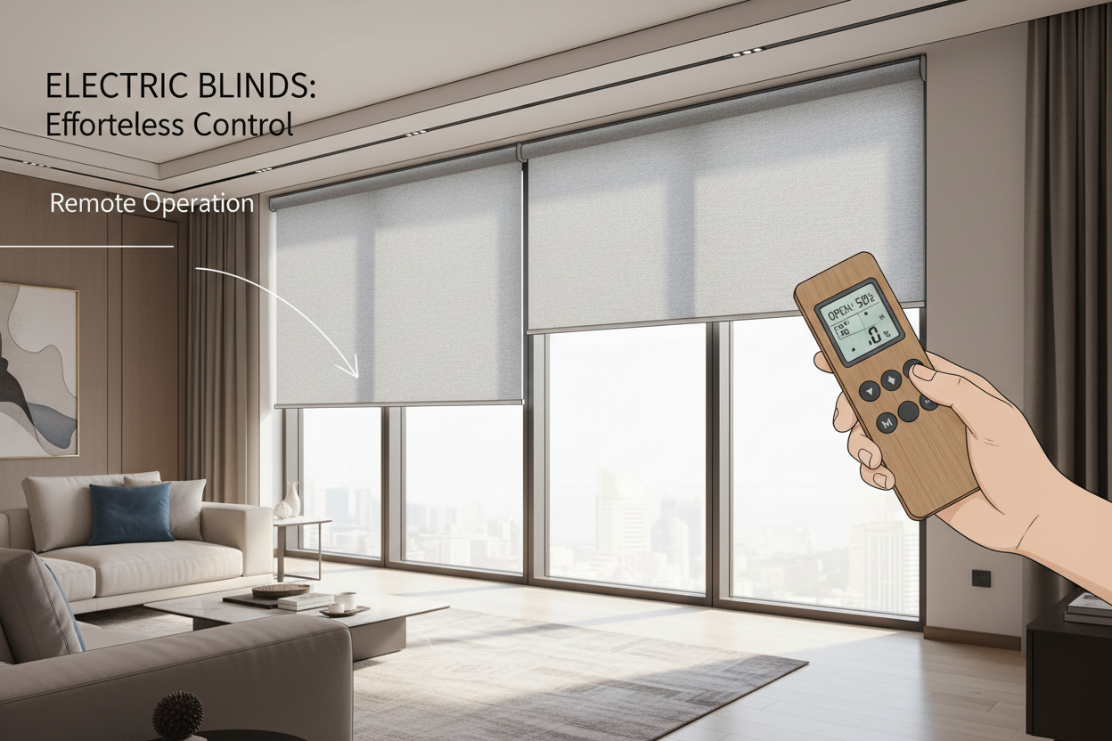 A Practical Guide to Choosing Electric Blinds with Remote Control