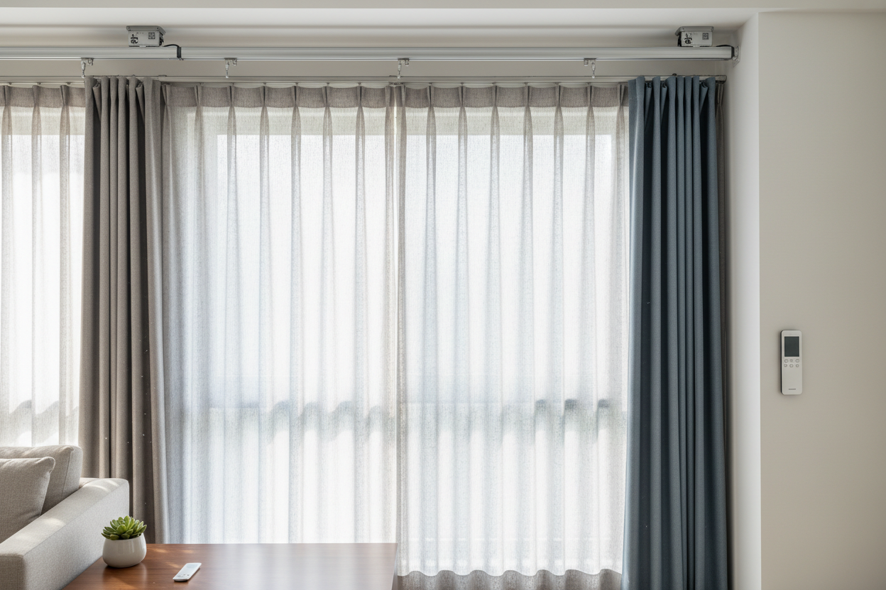 A Practical Guide to Motorized Double Curtain Track and Rod Systems (Without the Guesswork)
