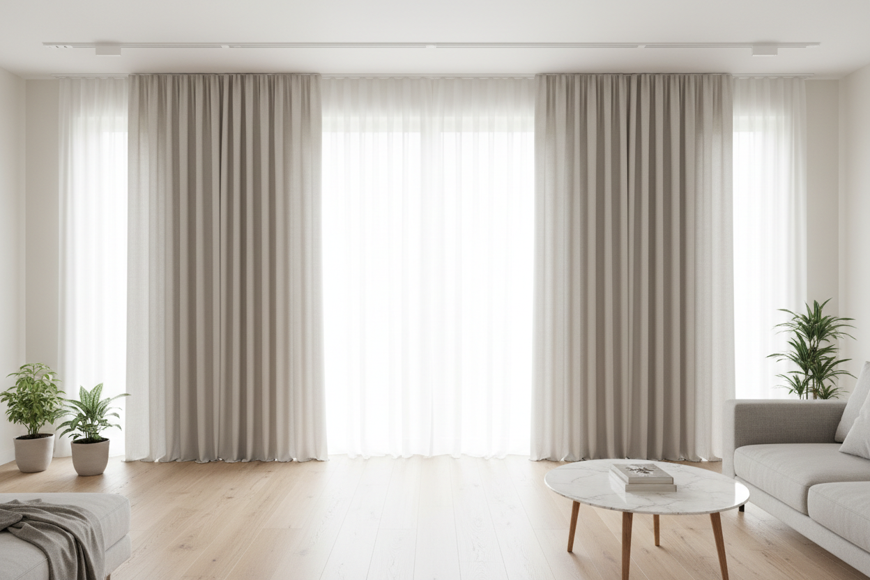A Smarter Way to Hang Curtains: Choosing the Right Track System for a Clean, Modern Look