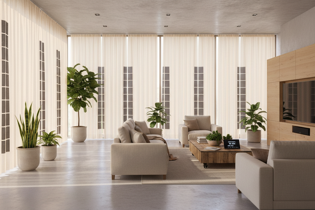 A Smarter Way to Save Energy at Home with Solar Curtain Panels