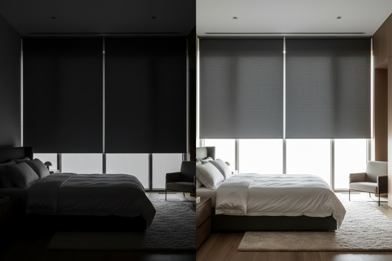 Achieving Total Darkness: A Guide to Selecting Custom Fit Blackout Roller Shades