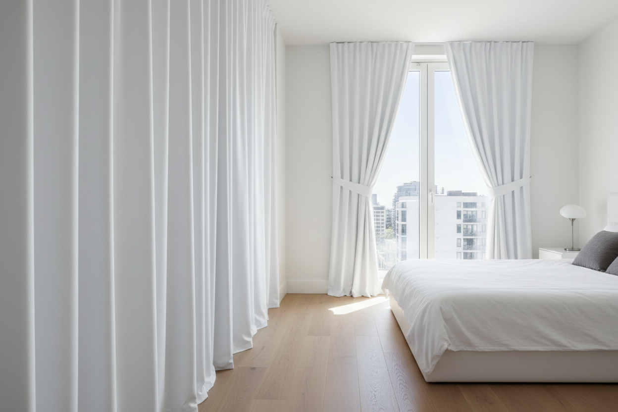 Achieving Total Darkness with Bright Aesthetics: The Guide to White Blackout Window Treatments