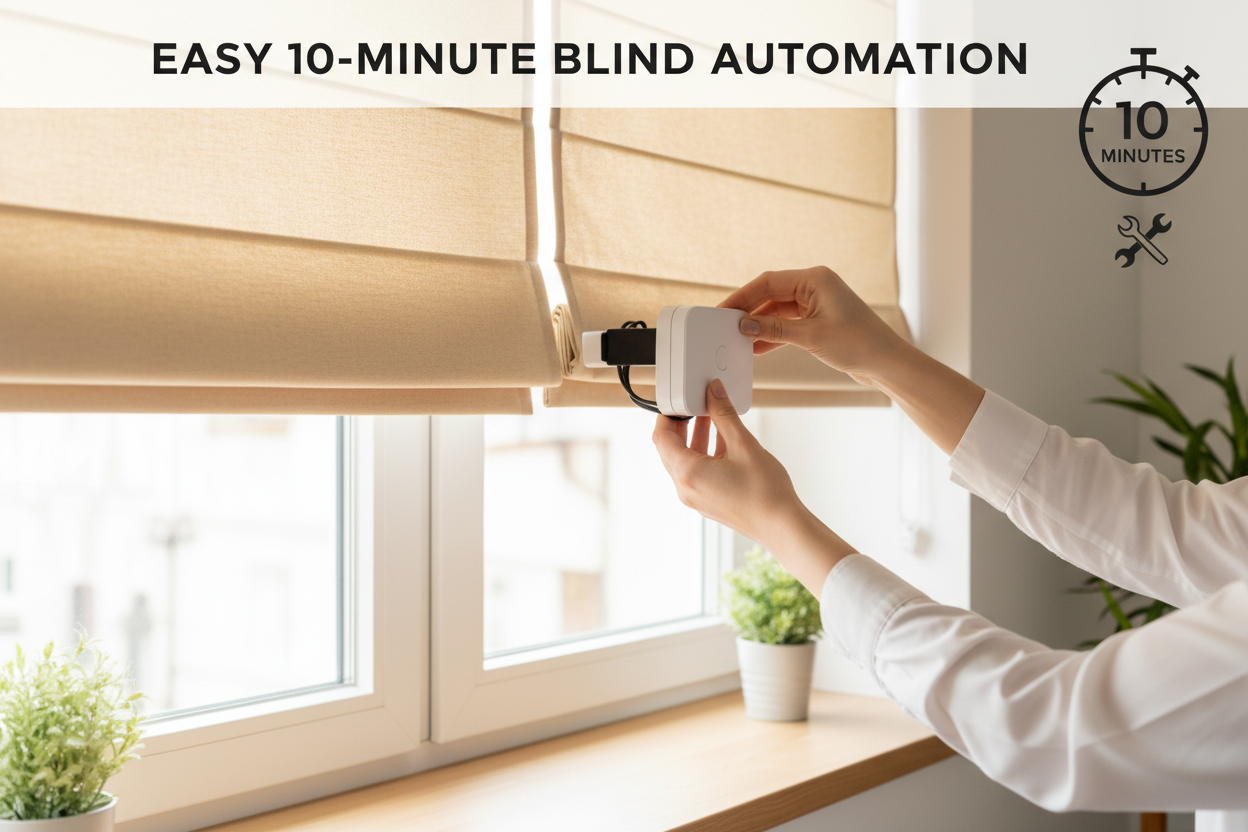 Automate Tan Blinds in 10 Minutes: A Retrofit Guide