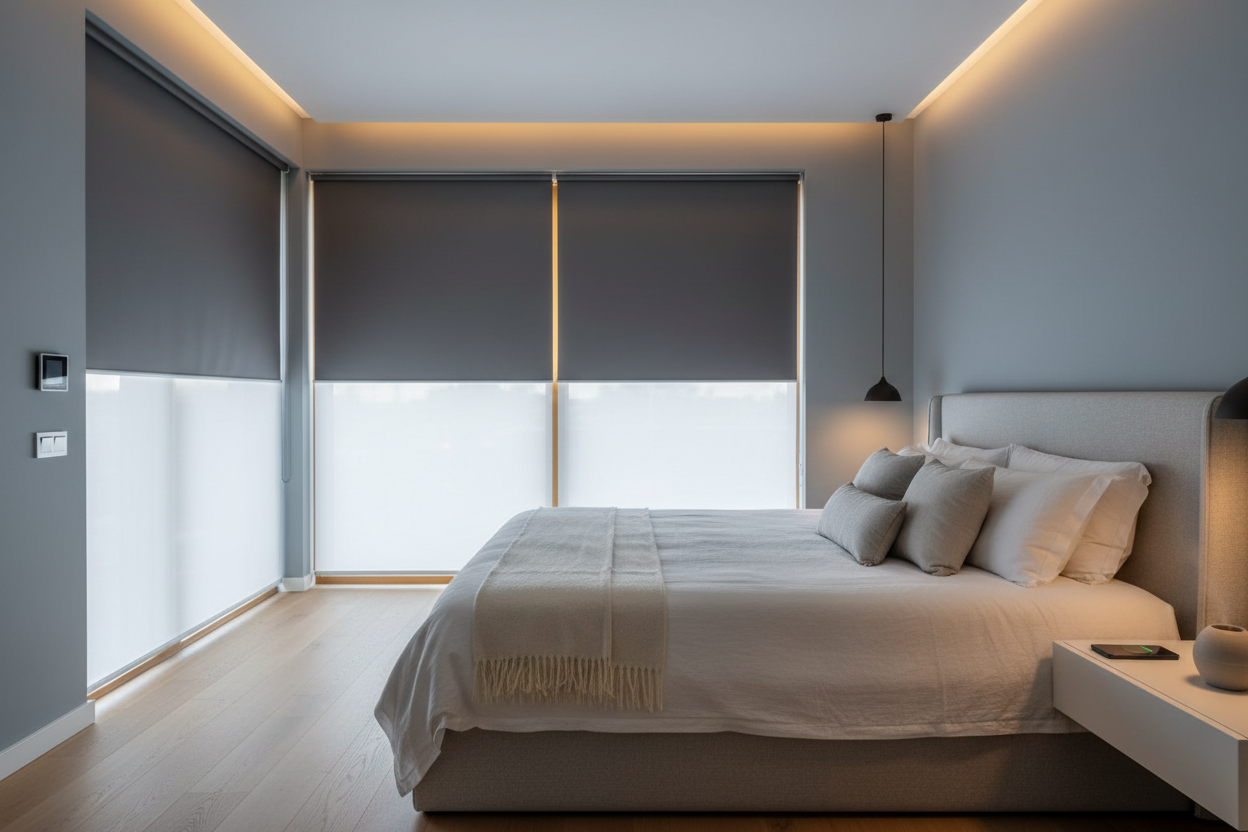 Automate Window Coverings Over Blinds for Perfect Sleep