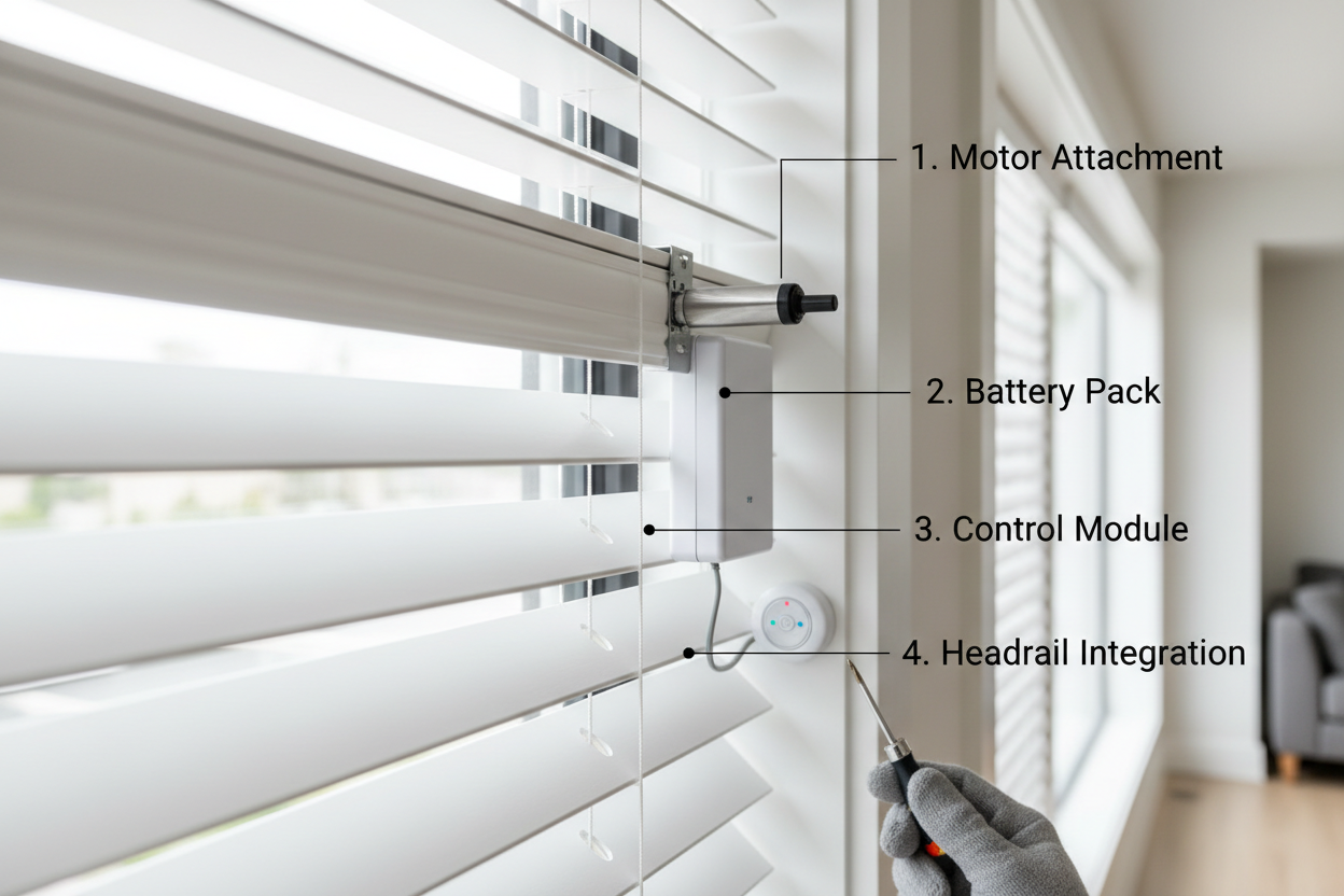 Automate Your 3 Inch Faux Wood Blinds: A Retrofit Guide