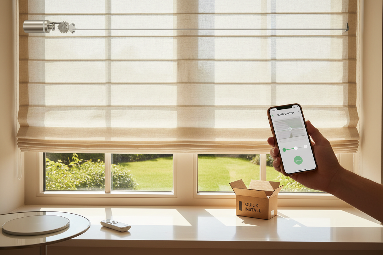 Automate Your Decorative Window Blinds in 10 Minutes