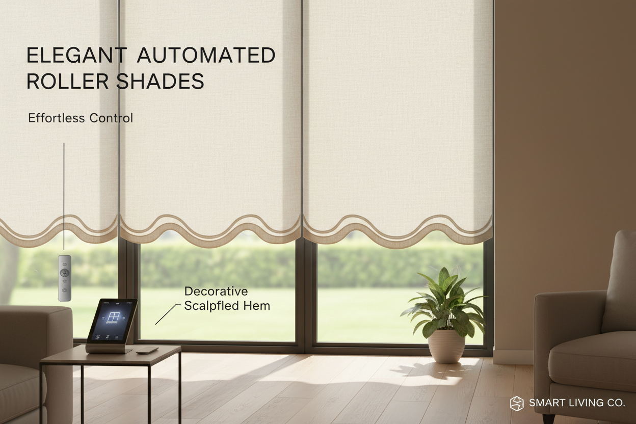 Automate Your Roller Shades Scalloped: A Retrofit Guide