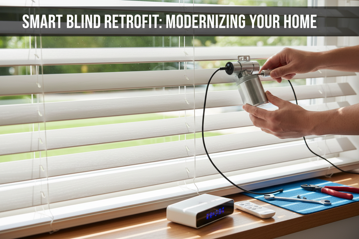 Automating 1 1 2 Faux Wood Blinds: The Retrofit Guide