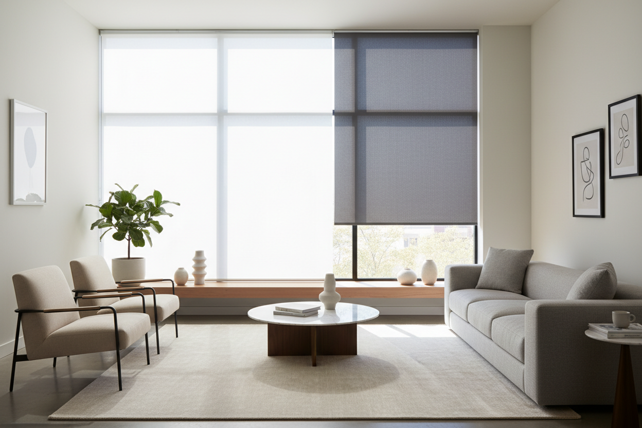 Bali Dual Roller Shades: Stylish Light Control for Modern Homes