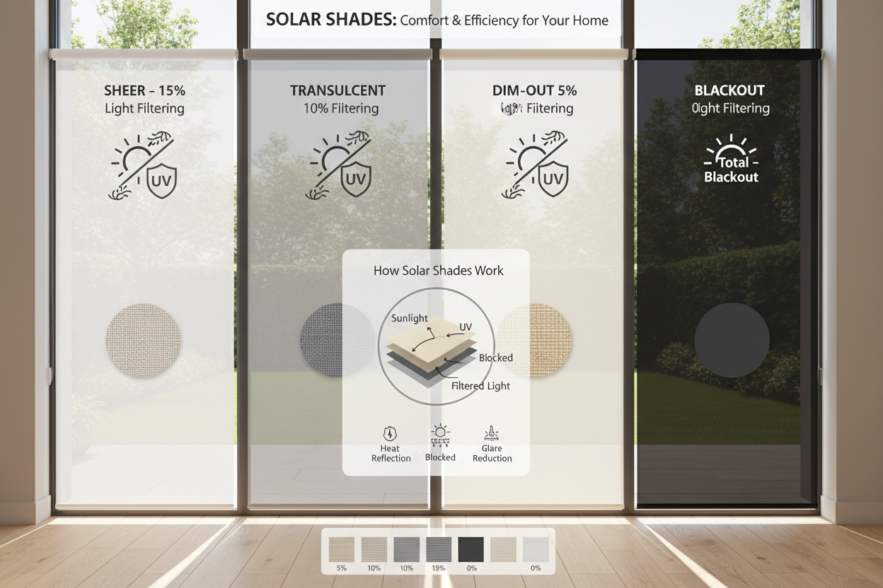 Beyond the Glare: A Visual Guide to Selecting the Perfect Solar Shades for Your Home
