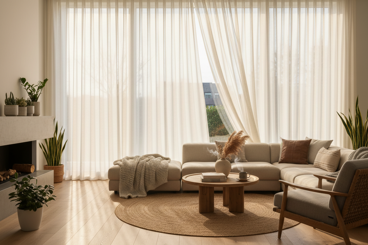 Bright, Private, and Cozy: Why Smart Sheer Insulating Curtains Are a Game-Changer