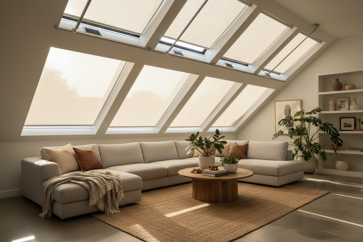 Brighten Your Home with Solar Motorized Skylight Shades