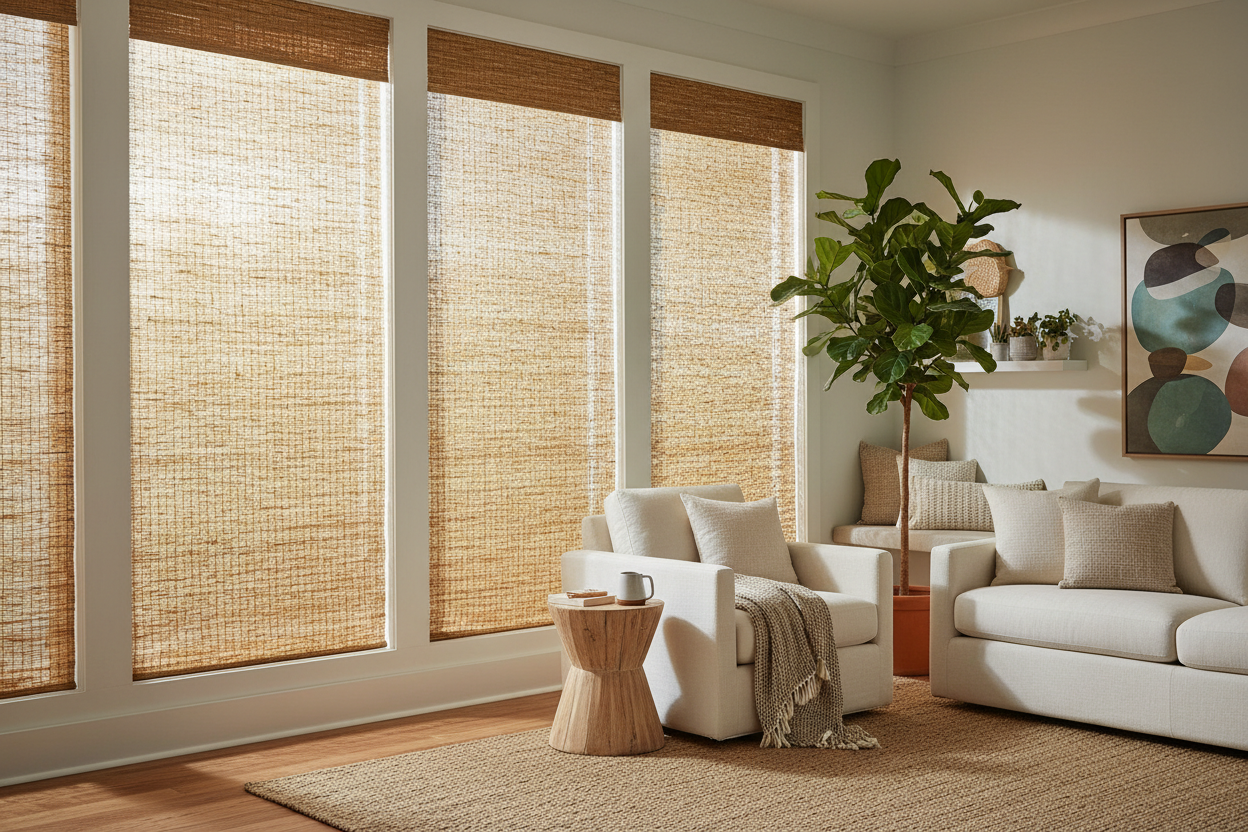 Bringing Nature Home: A Guide to Selecting Woven Grass Window Treatments