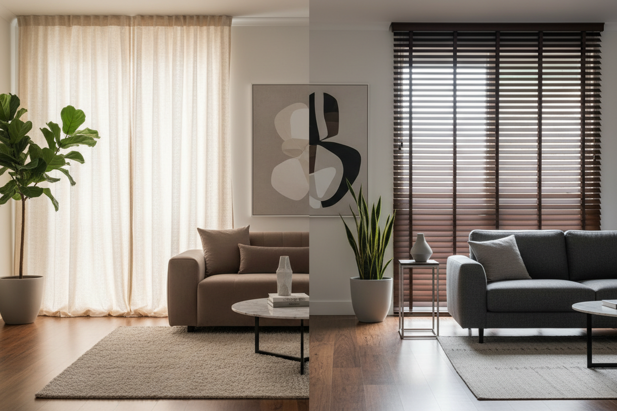 Choosing Between Curtains and Blinds for a Stylish Home