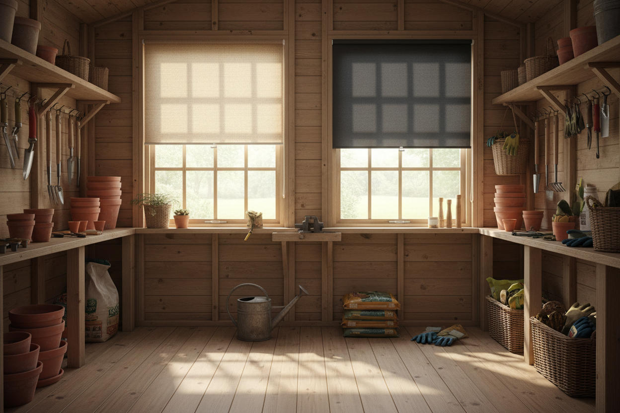 Choosing the Right Blinds for Your Shed Windows