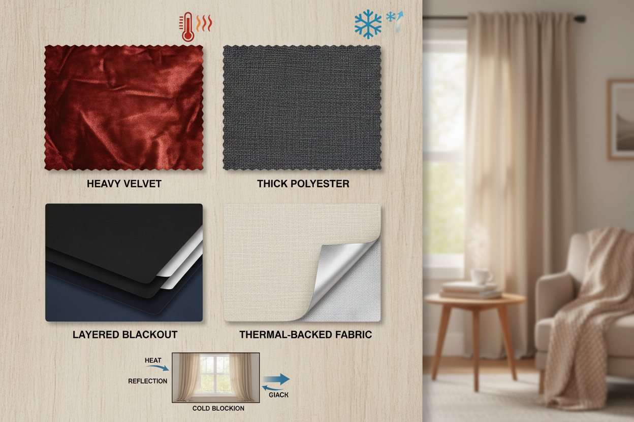 Choosing the Right Fabric for Thermal and Insulated Curtains: A Practical Guide