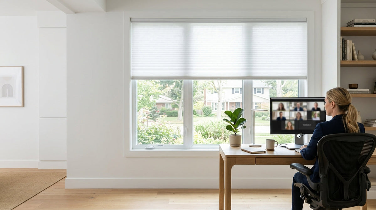 Cellular shade filters window daylight