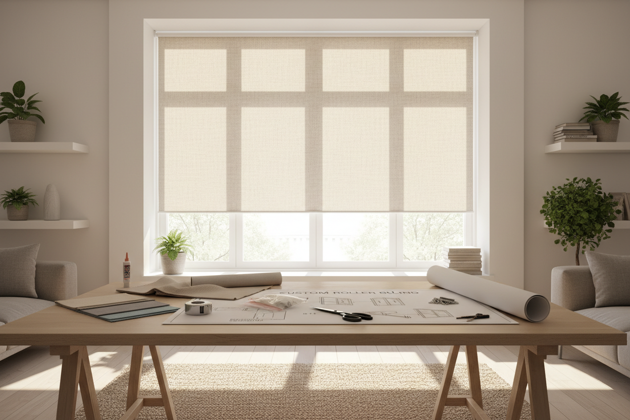 Create Custom Window Treatments with DIY Roller Shades