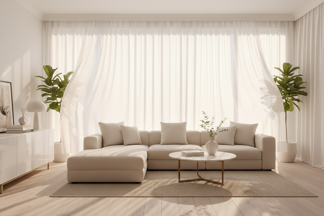 Creating a Light-Filled Home with the Elegance of Translucent Curtains