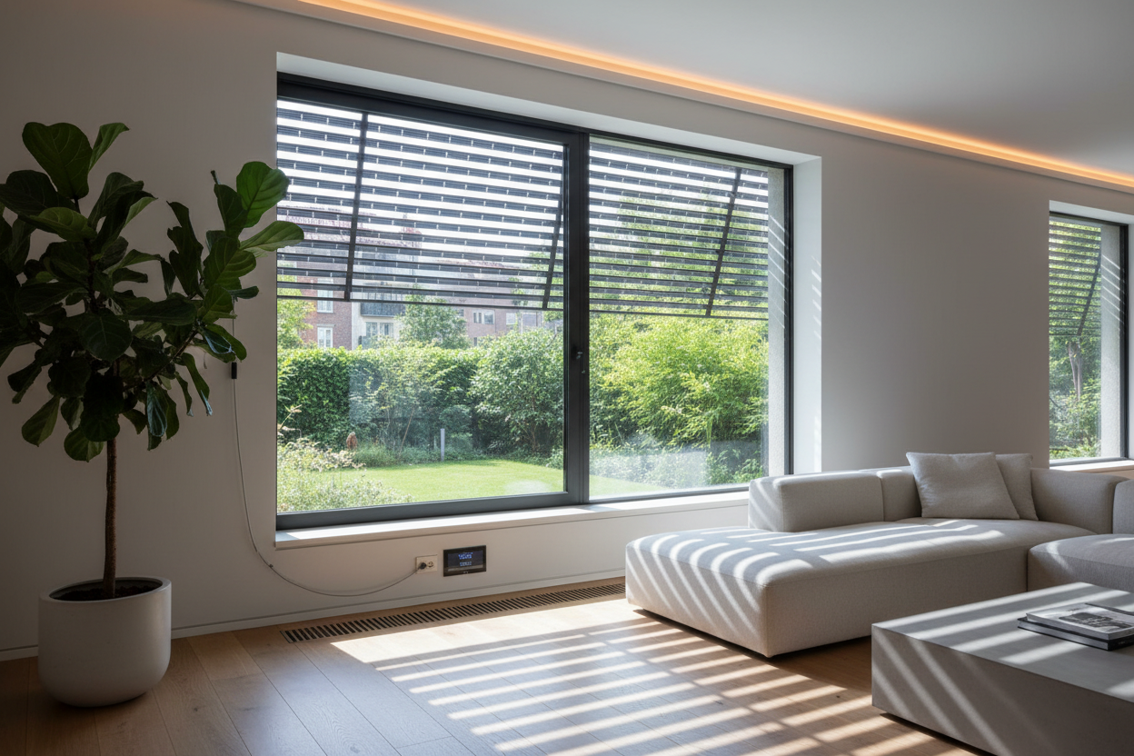 Window Blind Solar Panels: My Zero-Charging Smart Home Setup