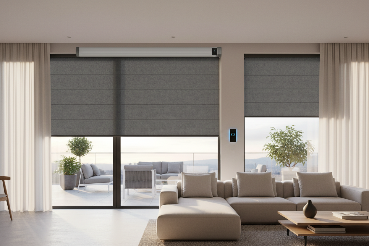 My Motorized Outdoor Window Shade Setup for a Smart Patio