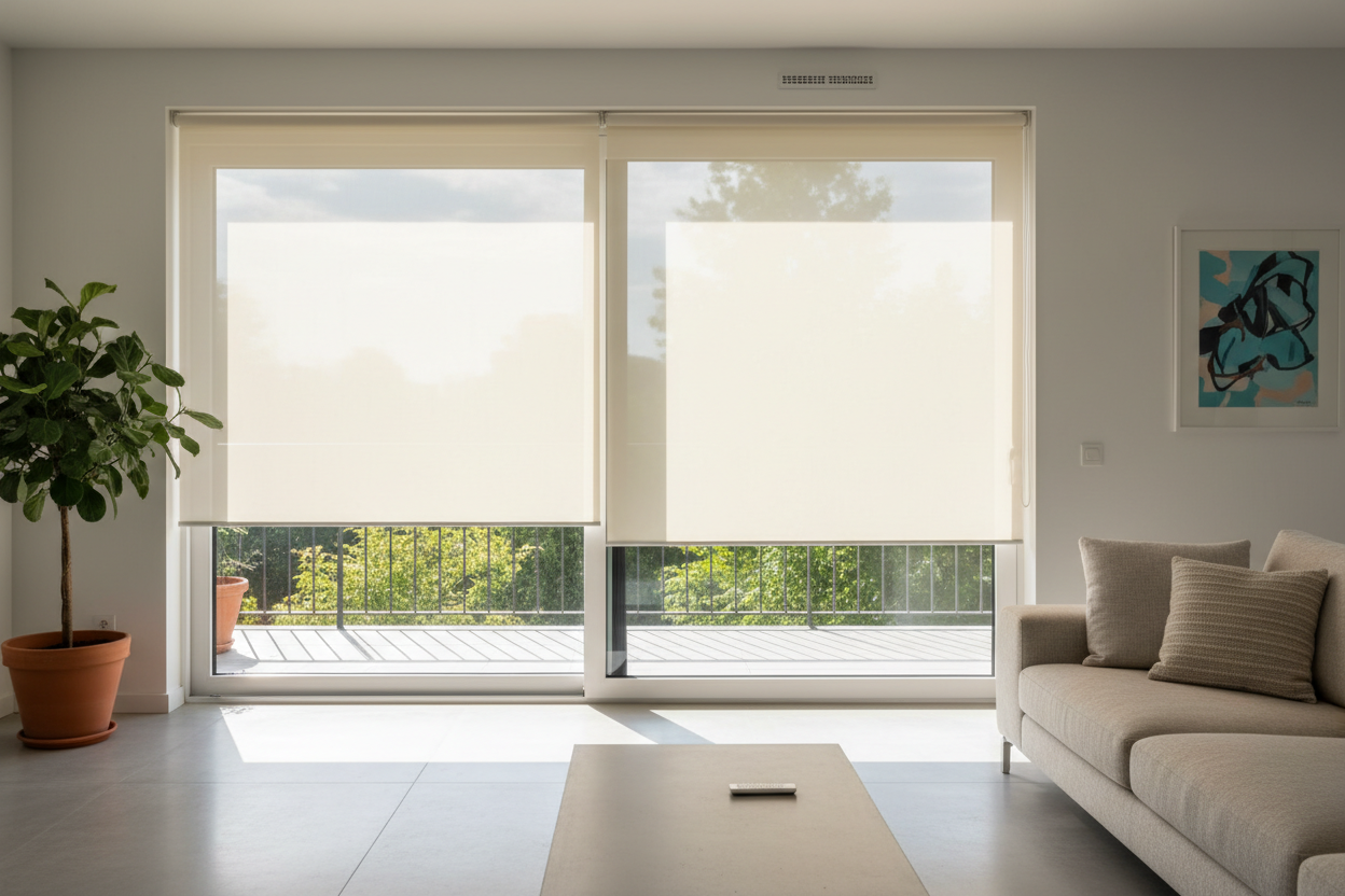 Automatic Shades for Sliding Glass Doors: My High-Traffic Setup