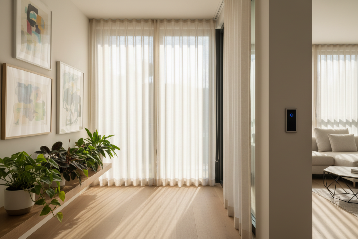A Windows Sun Shade Setup That Saved My Houseplants and Art