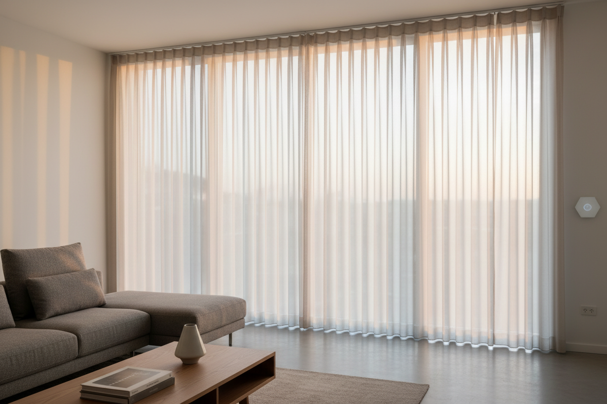 I Motorized My DIY Window Coverings to Keep Sun Out