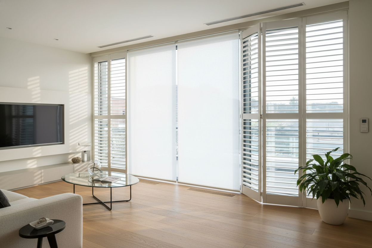 I Mixed a Shade and Shutters — Here's Why It Actually Works