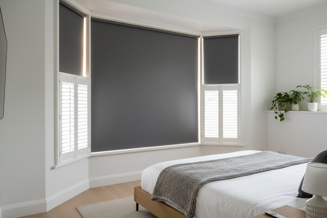 How I Hid Smart Blinds for Shutters to Stop Morning Light Gaps