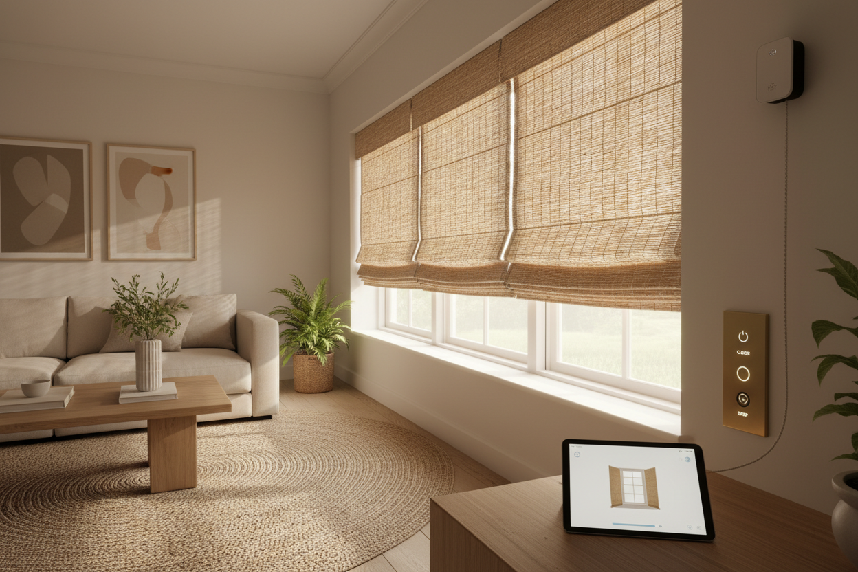 Can You Actually Motorize Natural Rattan Blinds? I Tried It