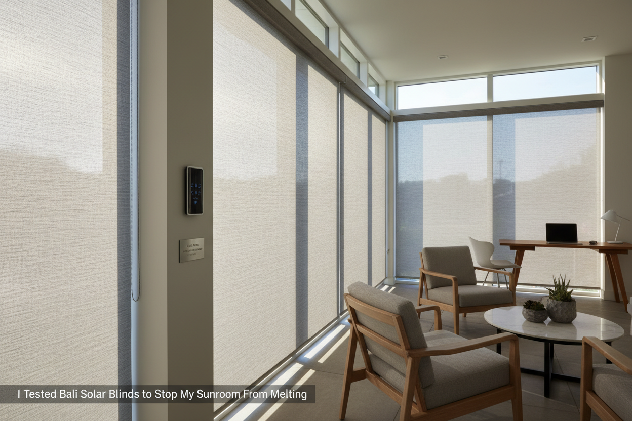I Tested Bali Solar Blinds to Stop My Sunroom From Melting