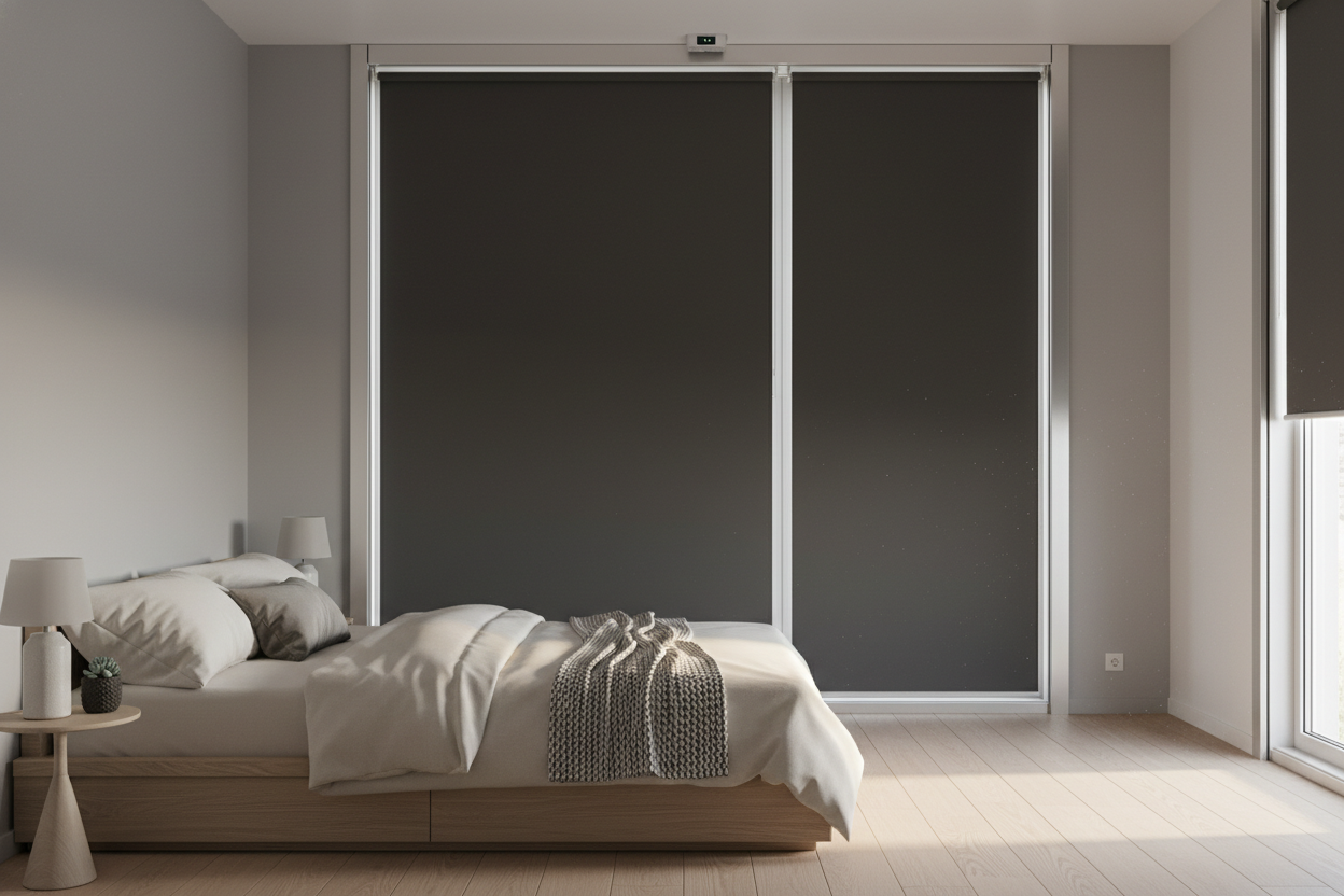 I Wasted $600 on Blackout Fabric Before Finding Blinds in Tracks