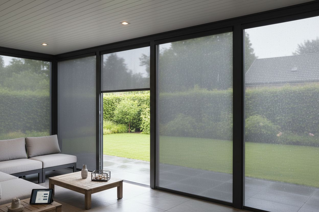 I Stopped Tarping My Deck with Waterproof Roller Blinds Outdoor