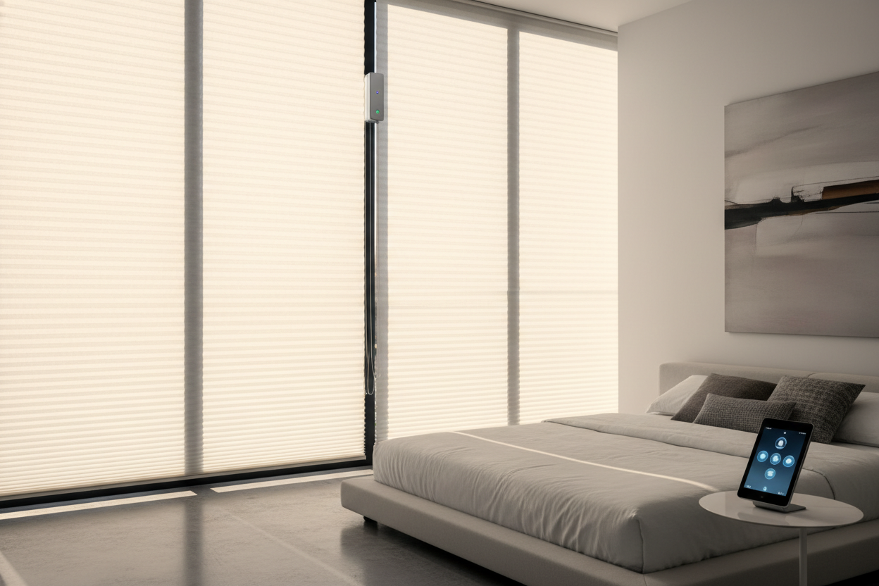 I Automated 14 Windows, But Kept Corded Cellular Blinds Here