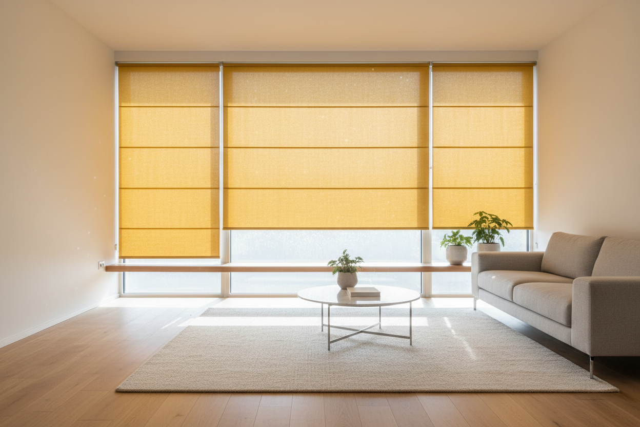 Stop Buying White Blinds: My Case for Colored Roller Shades for Windows