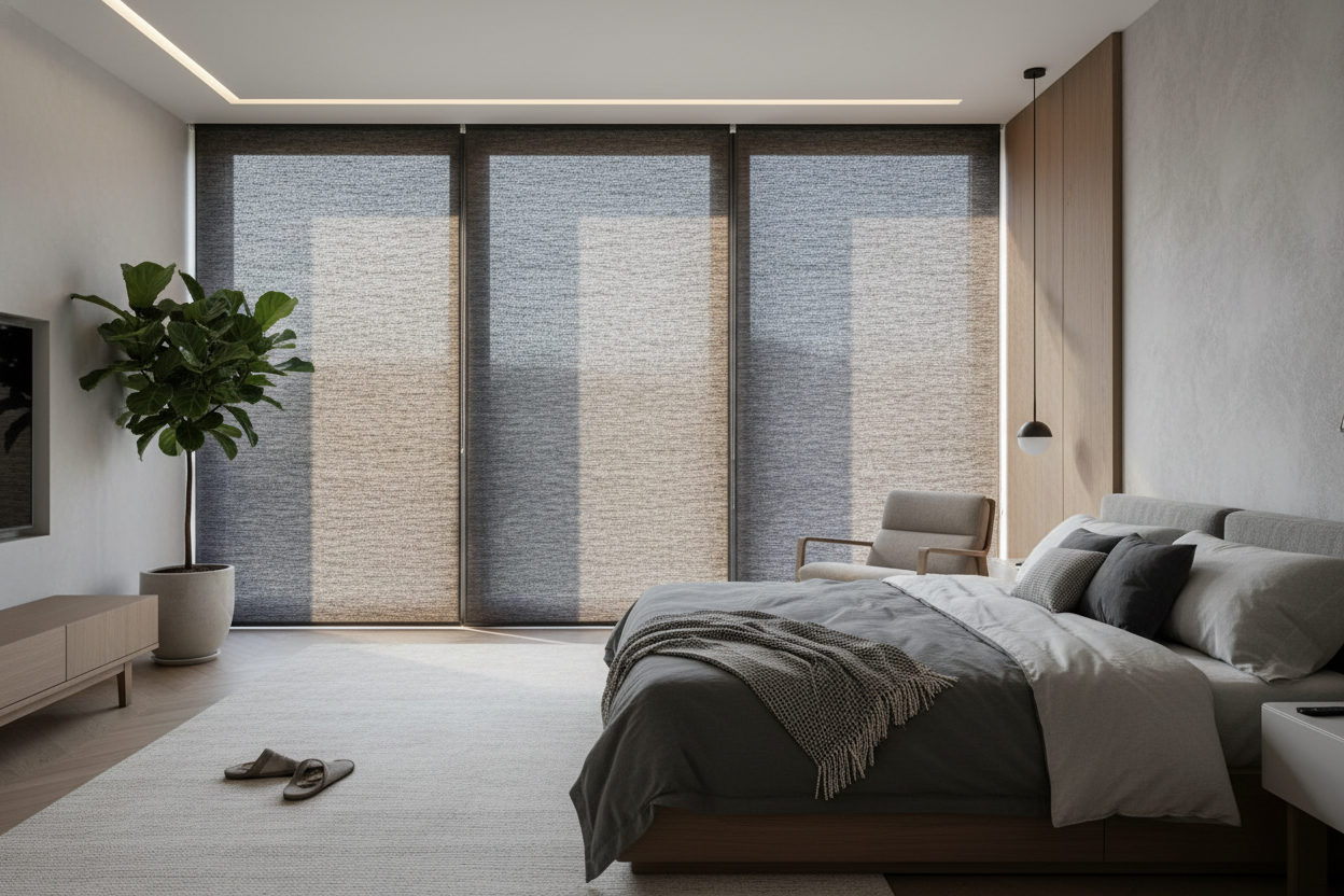 I Gave Up on Bamboo Blinds Until I Found Blackout Woven Wood Shades