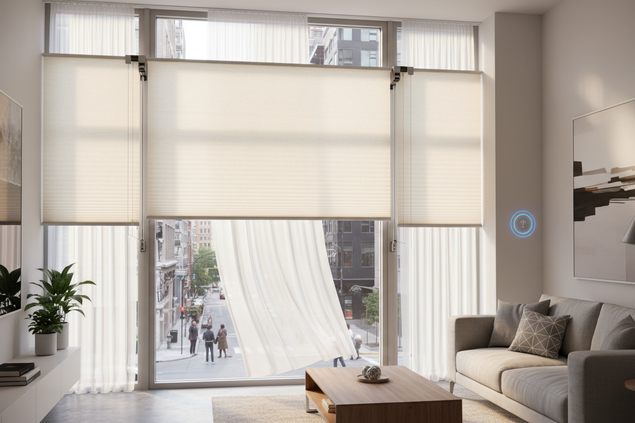 Pedestrians Kept Staring: How Do Top Down Bottom Up Shades Work?