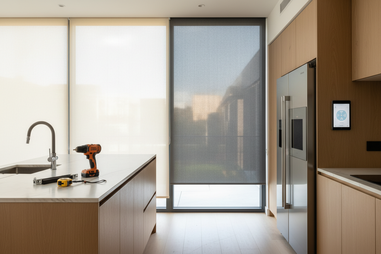 I Replaced My Kitchen Blinds With Indoor Sunshades (No Regrets)