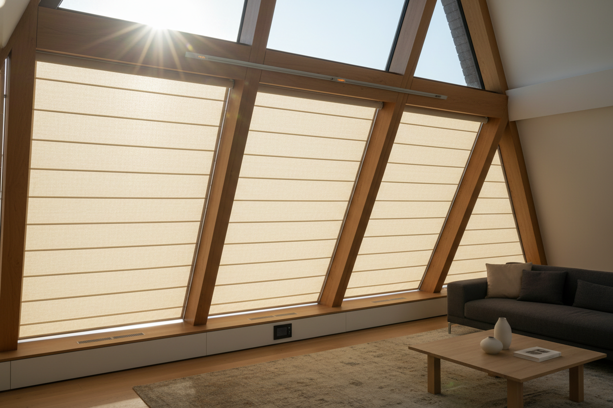 My A-Frame Was Unlivable Until I Found These Custom Shade Designs