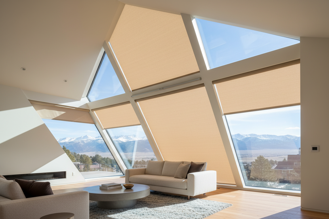 The Nightmare of Angled Windows (And How a Colorado Shade Fixed It)