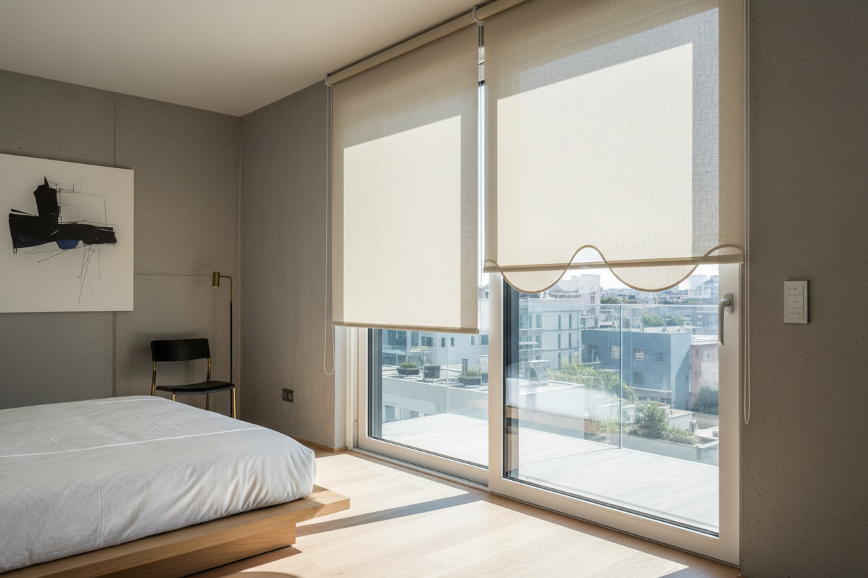 How to Install Roll Up Blinds for Doors Without Hitting the Handle