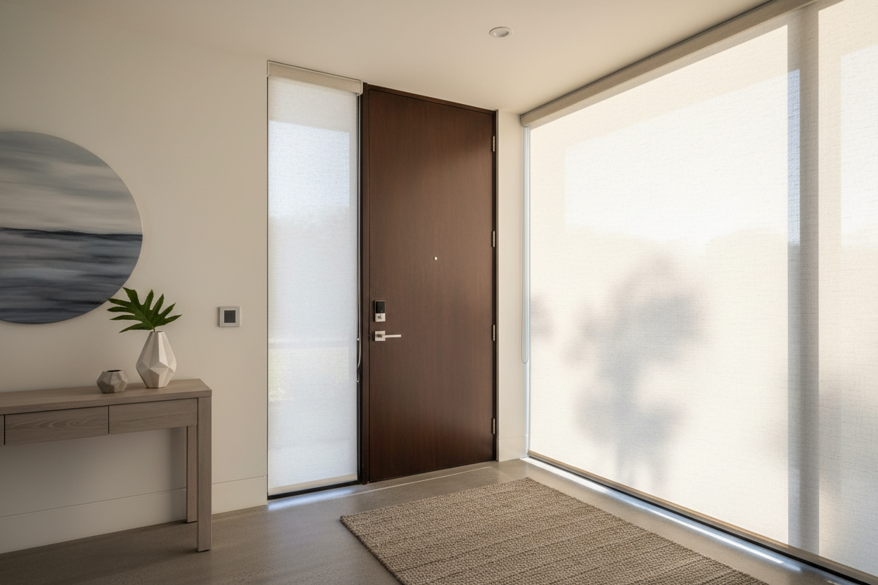 My Entryway Was an Oven: How to Block Sun From Front Door