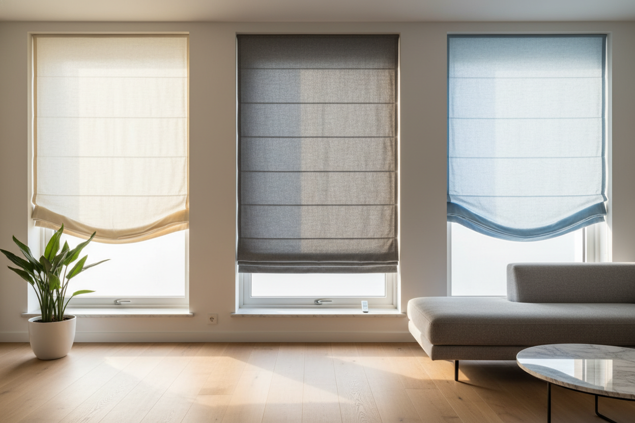 The 4 Types of Roman Blind Folds That Actually Work With Smart Motors